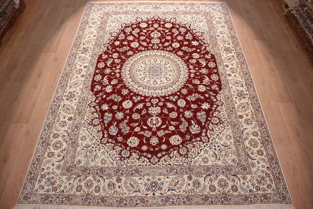Nain Tappeto 240x350 (Iran) Annodato A Mano