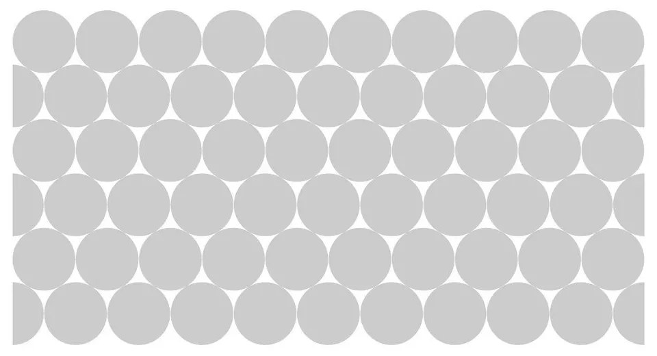 Set di adesivi per finestra 50 pz 10x10 cm Clackout Circle – Ambiance