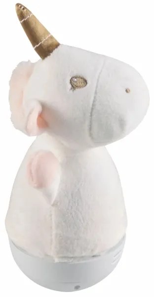 Lampada notturna LED RGB per bambini con melodia, 3xAAA/5V, unicorno