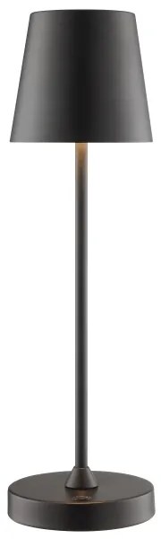 Brilliant - Lampada da tavolo touch ricaricabile e dimmerabile ELORA LED/2,5W/5V 2700K IP44 nera