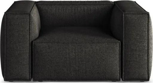 Poltrona Aveiro in chenille - 90x71x114