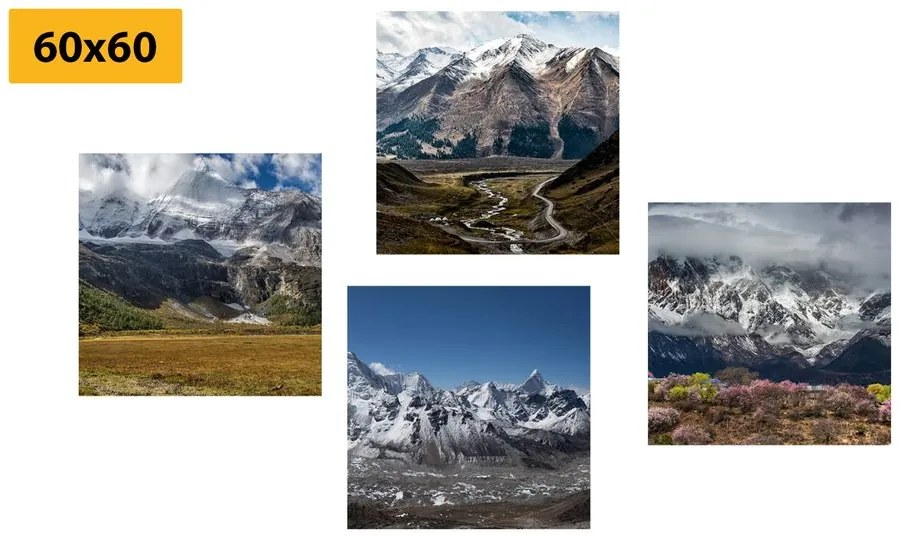 Set di quadri – Per gli amanti delle montagne