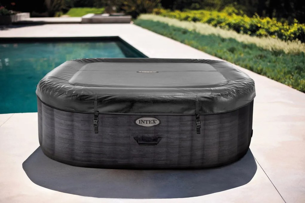 Idromassaggio da esterno gonfiabile INTEX PureSpa Greystone Deluxe, 6 Posti L 193 x 193 H 71 cm