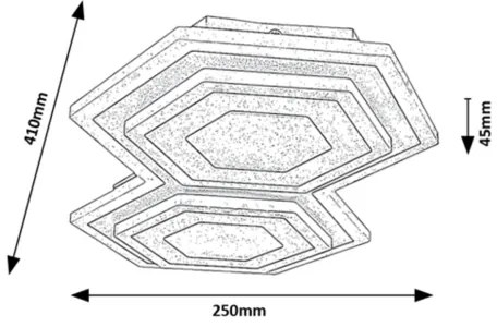 Rabalux 71114 - Plafoniera LED BITSI LED/44W/230V 3000/6000K