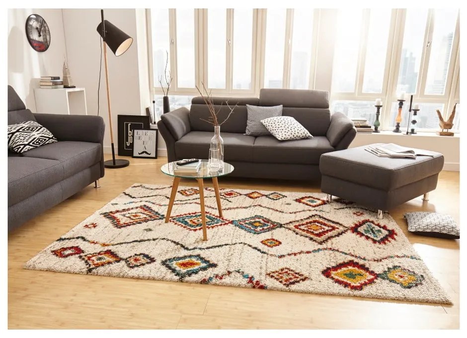 Tappeto crema , 80 x 150 cm Geometric - Mint Rugs