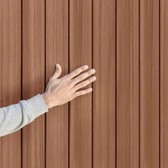 Casetta Da Giardino In Resina 125,8x184,5x205,1H Cm Darwin 4x6 Marrone Keter