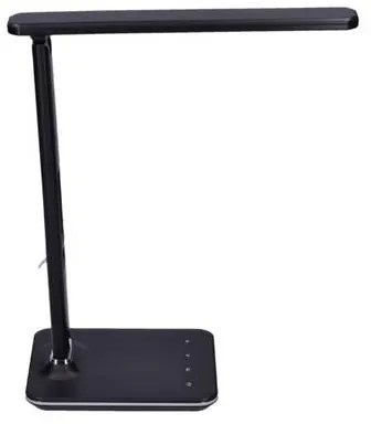 Solight WO45-B - Lampada LED da tavolo con display LED/9W/230V nero