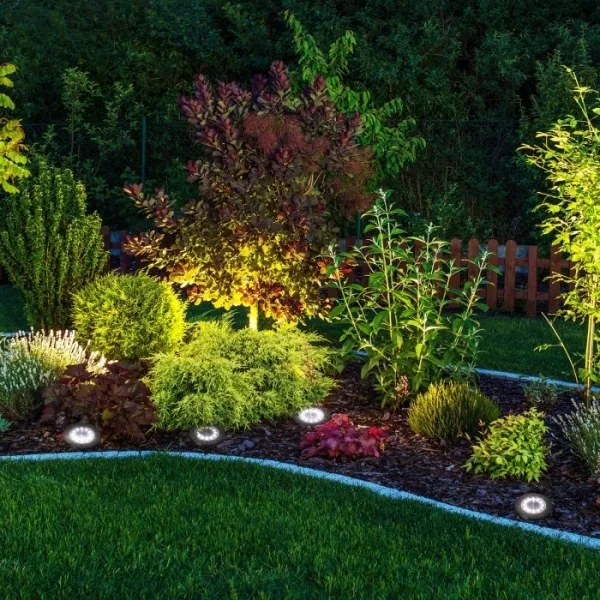 Set da 4 lampade solari a LED con sensore CLAVO LED/1xAAA 4000K IP44 300 mAh