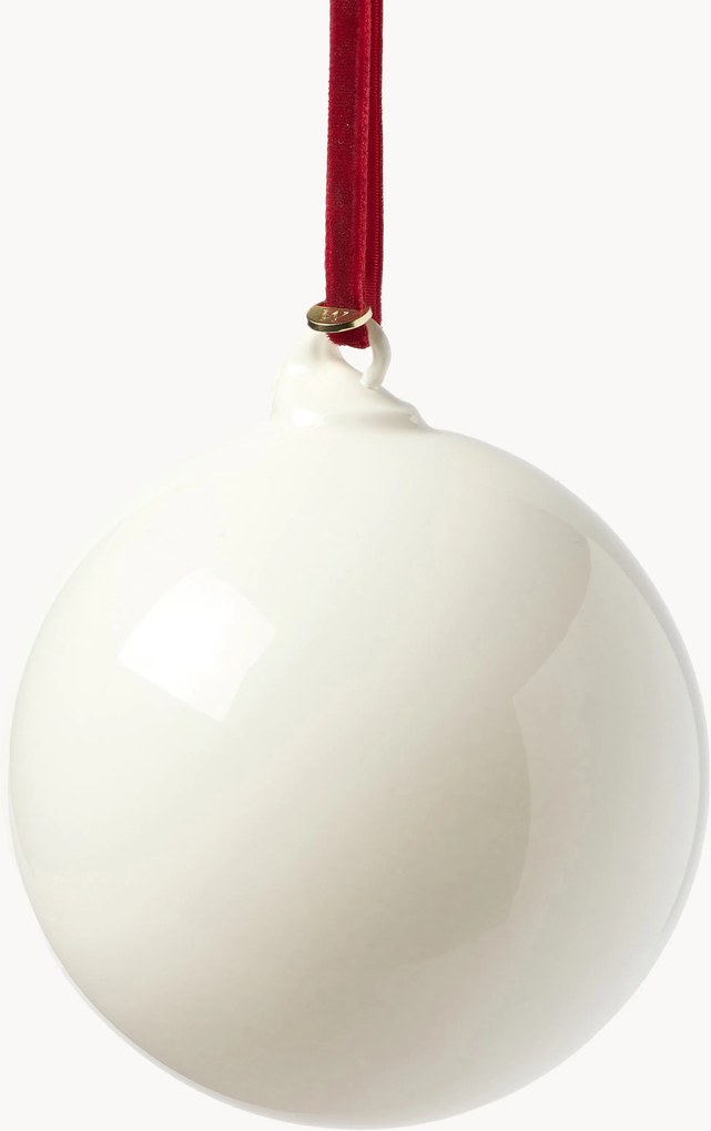 Set di 4 palline di Natale Cristina