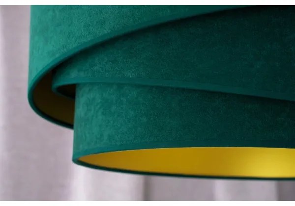 Duolla - Lampadario a plafone KOBO 1xE27/15W/230V diametro 45 cm verde