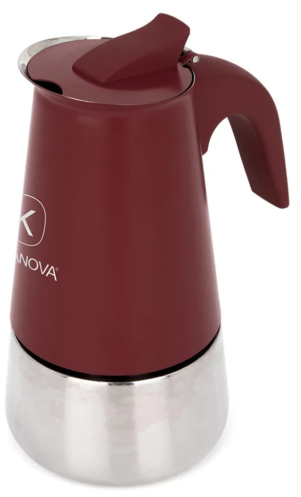 Caffettiera induzione 2 tazze rosso