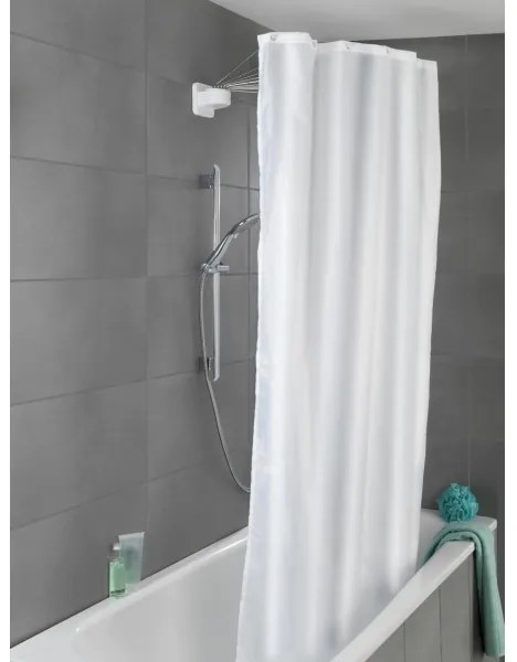 WENKO 23863100 - Supporto doccia 96x72 cm acciaio inox/bianco