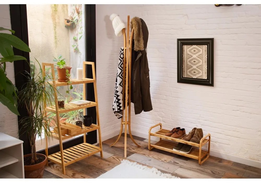 Appendiabiti e cappelli in bambù Bambù - Compactor