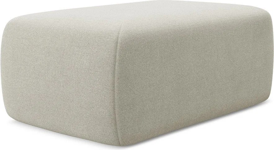 Poggiapiedi beige Kapua – Makamii