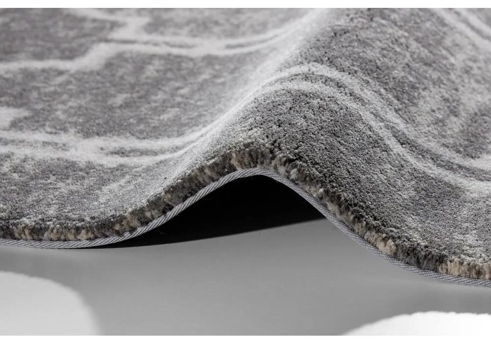 Tappeto in lana grigio 133x190 cm Ewar - Agnella
