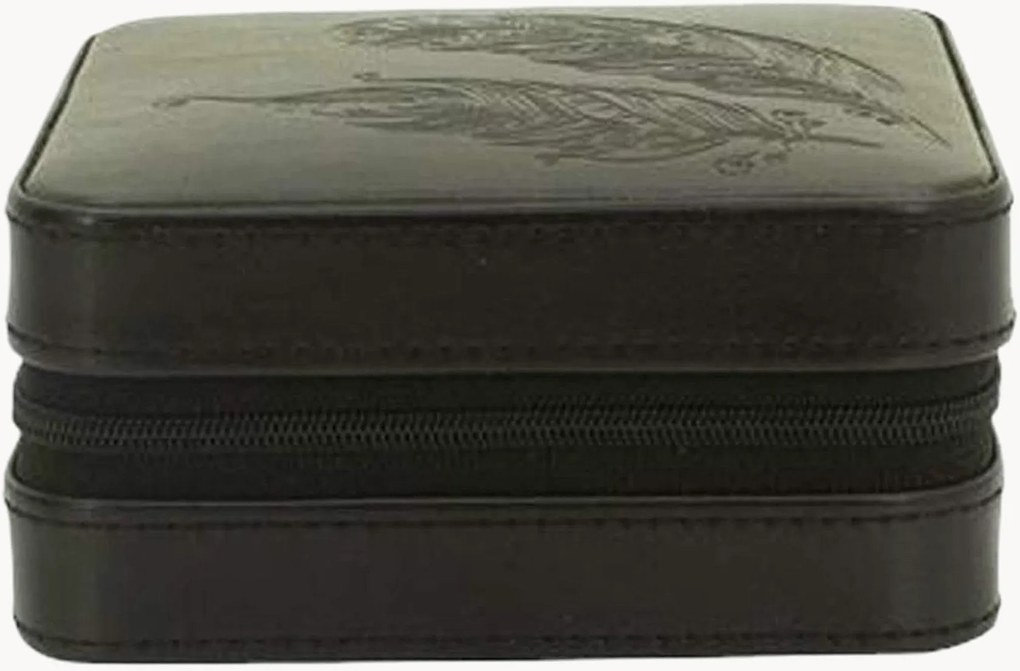 Portagioie in similpelle con specchio Boho