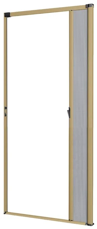 Zanzariera avvolgibile MEDAL Bazar Libera per portafinestra L 160 x H 250 cm bronzo destra riducibile