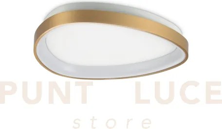 Gemini plafoneira 24 w on-off 3000 lm 4000 k ottone