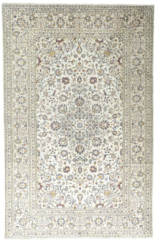 Kashan Tappeto persiano 190x300 Beige (Iran) Annodato A Mano