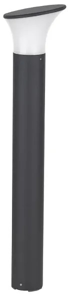 Paletto ARES in alluminio verniciato Nero H80 cm