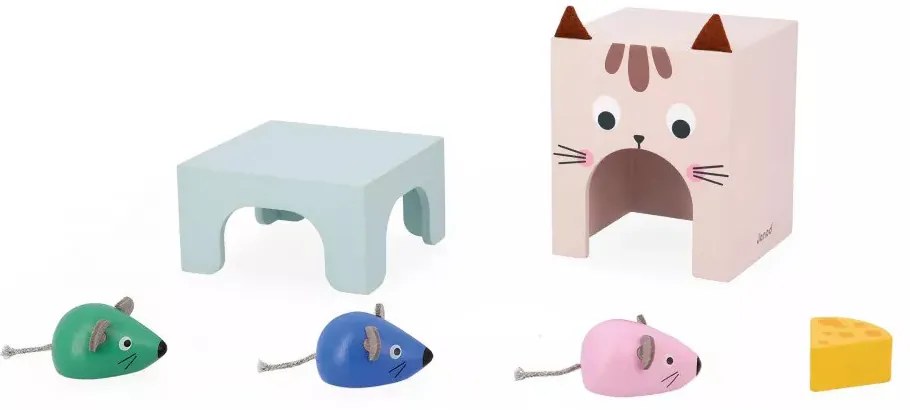 Gatto e topolini - Gioco educativo, orientarsi nello spazio