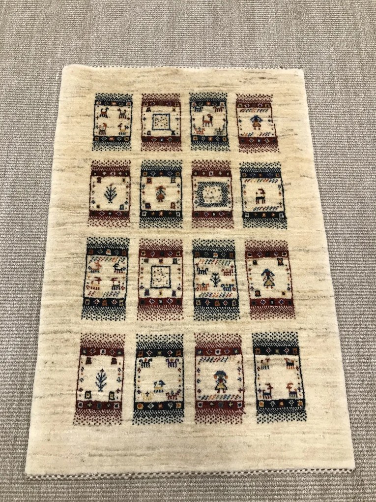 Gashguli Tappeto 70x100 Beige (Iran) Annodato A Mano