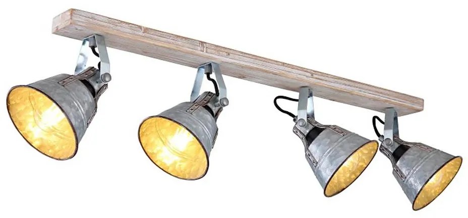 Globo 15366Z-4 - Faretto GÜNTHER 4xE27/60W/230V