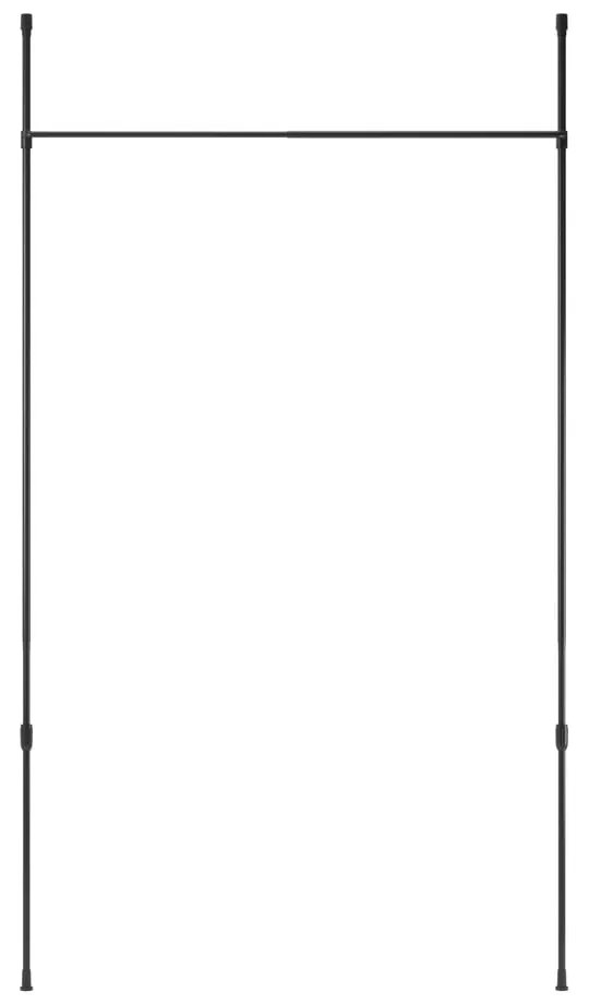 Telaio divisorio per tende nero opaco in acciaio Anywhere – Umbra