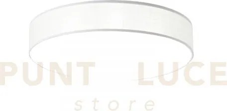 Plafoniera capital bianca 10 luci attacco e27 98x98x17cm in metallo