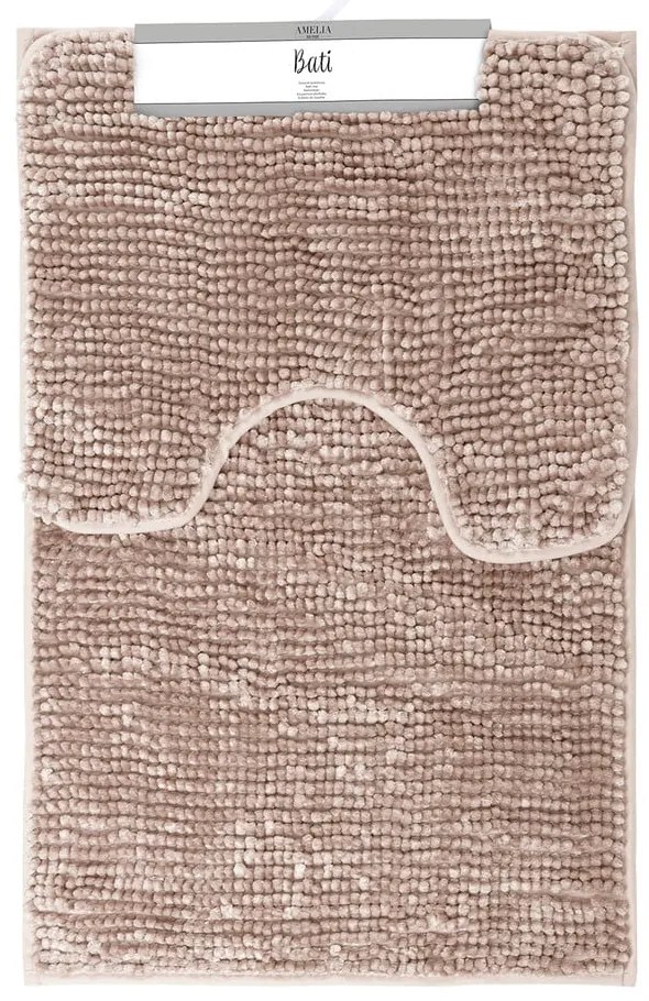Set di 2 tappetini da bagno rosa cipria Bati - AmeliaHome
