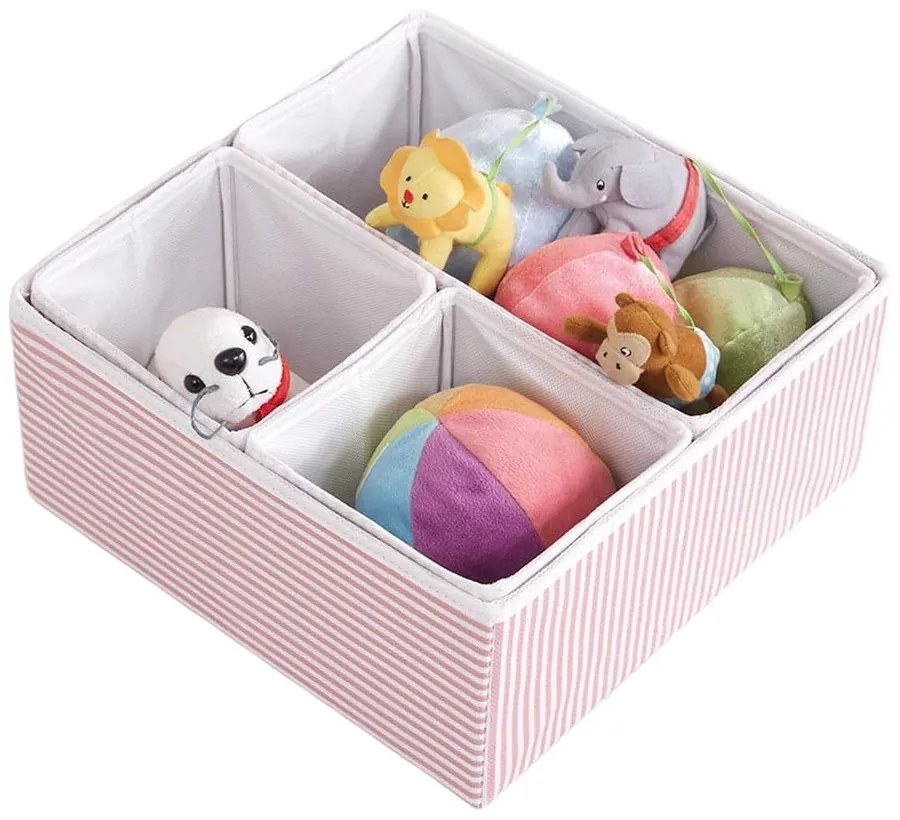 Organizer per cassetti in tessuto in set da 4 - Mioli Decor