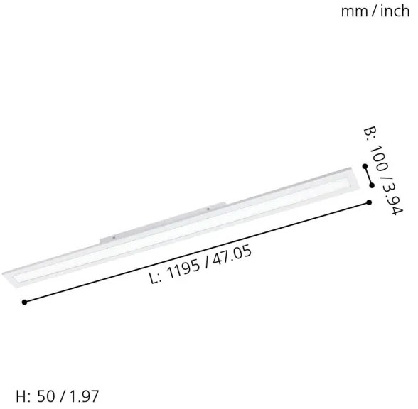 Eglo 33589 - LED RGBW Pannello dimmerabile SALOBRENA-C LED/34W/230V + +TC