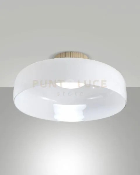 Lunar plafoniera bianca 1 luce a led cct 2700k - 3000k - 4000k- 26...