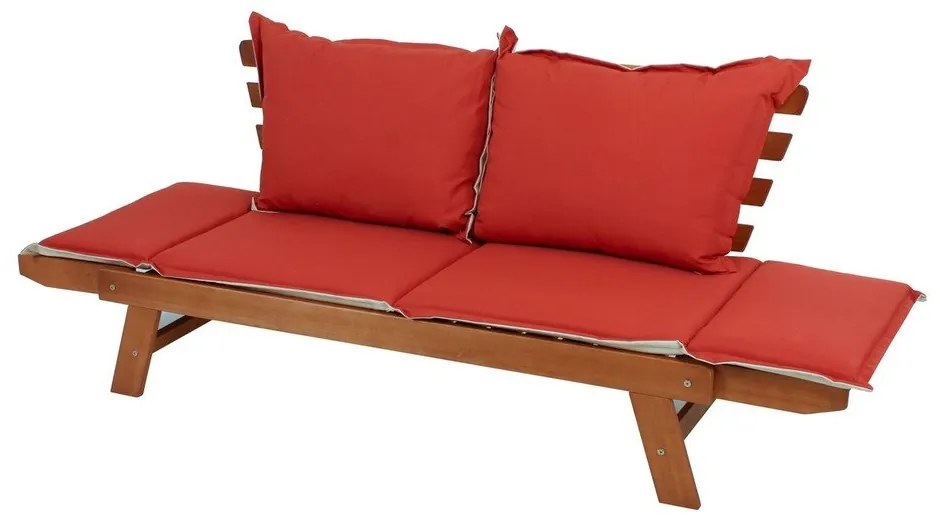 Panchina da giardino in legno di eucalipto Fortuna - Garden Pleasure