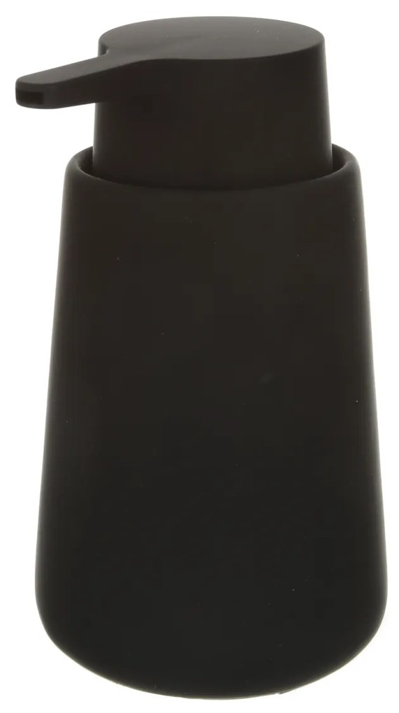 Dispenser sapone in ceramica nero Colors Rubber