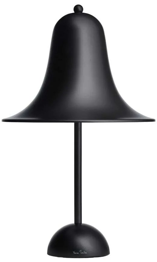 Verpan - Pantop Lampada da Tavolo Ø23 Nero Opaco Verpan