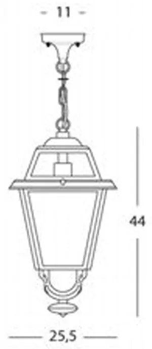 Plafoniera Da Esterno Contemporanea Elegance Alluminio E Vetro Grigio 1 Luce E27