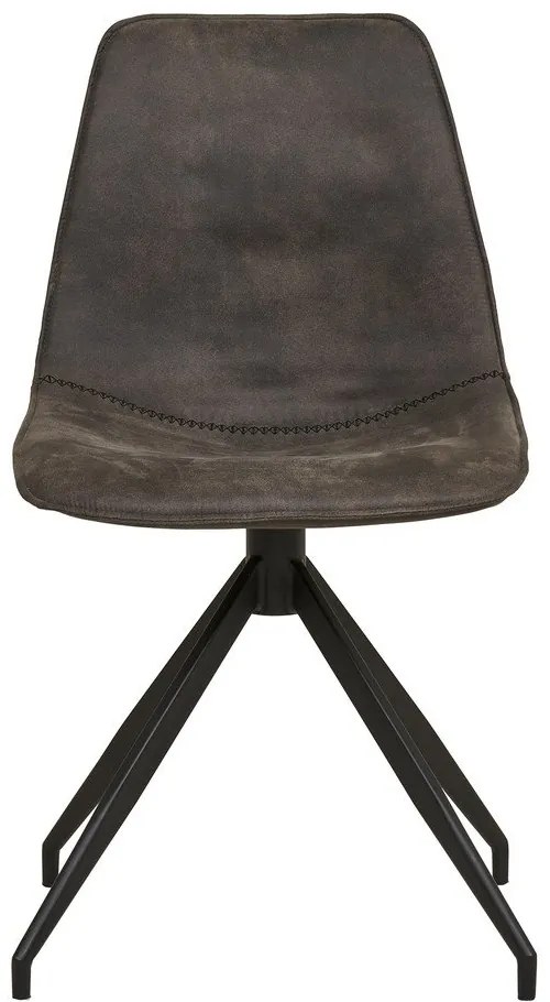 Sedie da pranzo grigie in un set di 2 Monaco - House Nordic