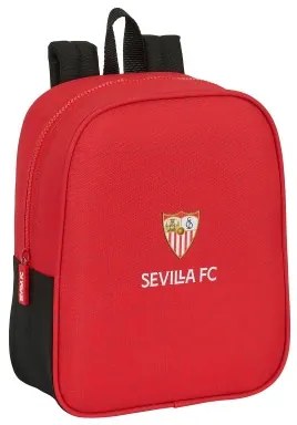 Zaino Scuola Sevilla Fútbol Club Nero Rosso 22 x 27 x 10 cm