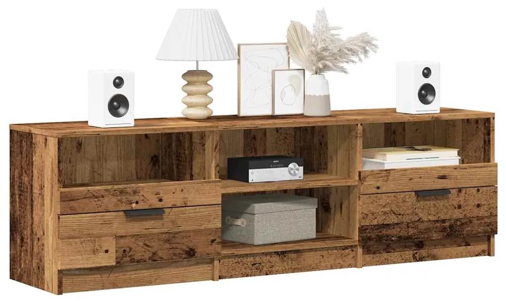 Mobile Porta Tv Legno Vecchio 150x33,5x45 Cm Legno Multistrato /
