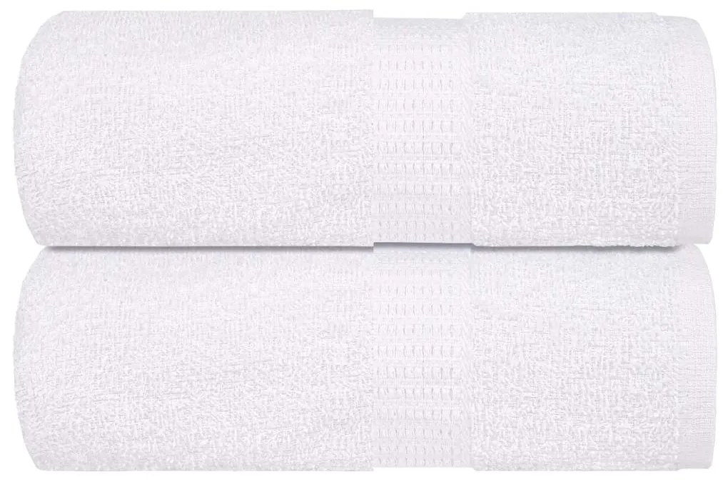 Asciugamani Ospiti 2 Pz Bianco 30x50 Cm 360 G/m² 100% Cotone /