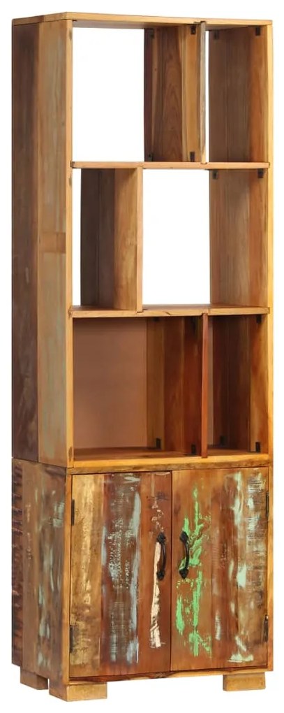 Libreria 60x35x180 Cm İn Legno Massello Di Recupero /