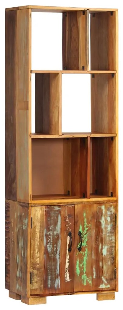 Libreria 60x35x180 cm in Legno Massello di Recupero