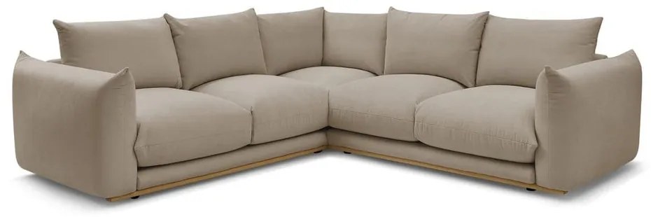 Divano angolare beige Ernest – Bobochic Paris