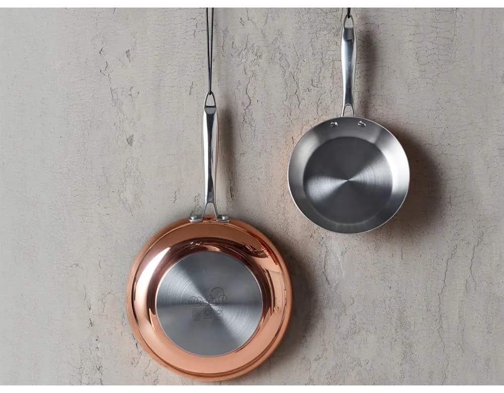 Padella in acciaio inox/in rame ø 28 cm Kobber – Blomsterbergs