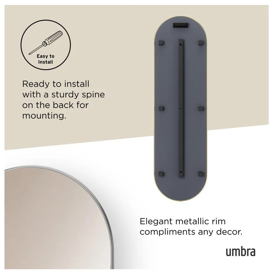 Specchio da parete/da terra 46x157 cm Hubba – Umbra