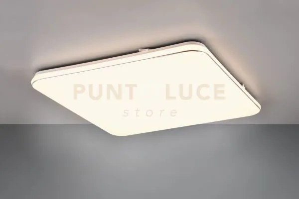 Blanca plafoniera led 46w 5400lm, 3000k quadrata dimmerabile con in...