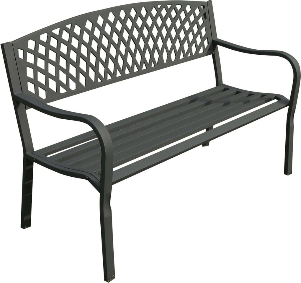 AMADO - panchina da giardino 2 posti in ferro