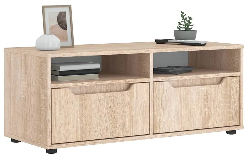 Mobile Tv Vısnes Rovere Sonoma 100x40x38 Cm Legno Multistrato /