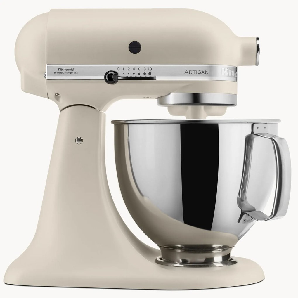 Robot da cucina con ciotola inclinabile Artisan, 4,8 l, set da 8